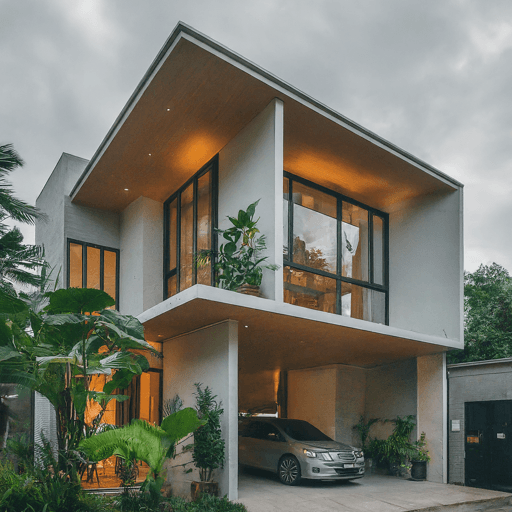 9 Model Rumah Minimalis 2 Lantai Tampak Depan Terbaru