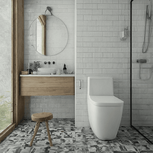 5 Desain Kamar Mandi Minimalis 2×3, Fungsional dan Estetis